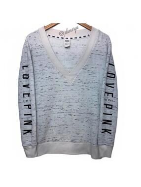 Victoria's Secret PINK Women's V-Neck Y2K Casual Sweater Size S